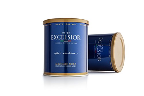 CAFFE' EXCELSIOR 100% ARABICA LATTINA DA 250 GR. MACINATO MOKA