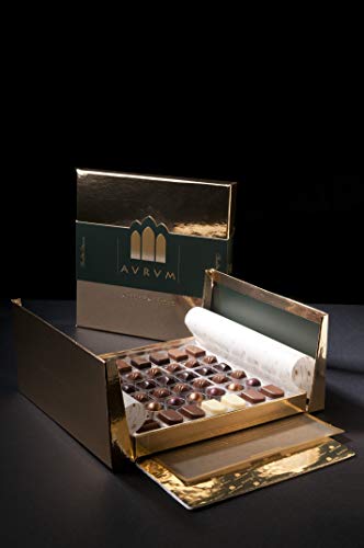 Caja de Bombones de Chocolate Artesano Gourmet "Aurum 48-1" Sin Gluten