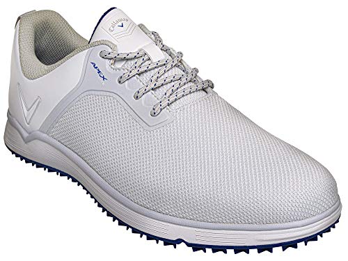 Callaway Apex Lite Spikelesss 2020 Zapatillas de golf impermeables Hombre, Gris/Blanco, 46 EU