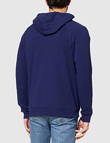 Calvin Klein Full Zip Hoodie Sudadera con Capucha, Púrpura Fuss, L para Hombre
