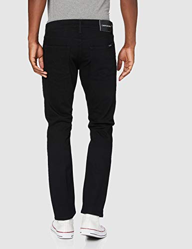 Calvin Klein Jeans CKJ 026 Slim, Vaqueros para Hombre, Negro (Zz007 Black), 33W / 34L