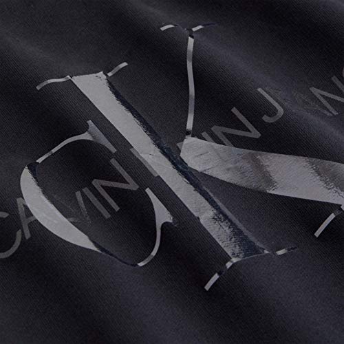 Calvin Klein Jeans Vestido con Monograma Tonal HWK, CK Negro, XS para Mujer