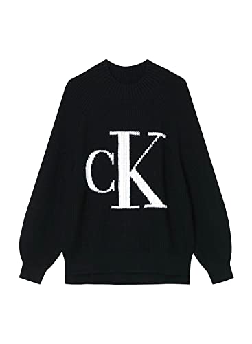 Calvin Klein Jersey Jeans Raglan Negro para Mujer XS
