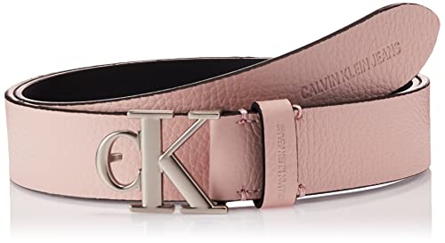 Calvin Klein Mono Hardware Round Buckle 30 mm, Cinturón para Mujer, Rosa (Blossom), 95