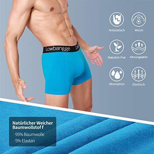 Calzoncillos Hombre Boxer (Pack de 9) Ropa Interior de Deporte Bóxer Algodón