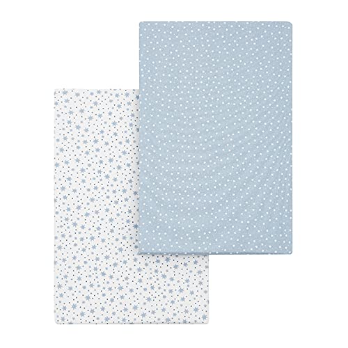 Cambrass 46121 - Bajera Cuna 60 Pack 2 Uds, azul, unisex