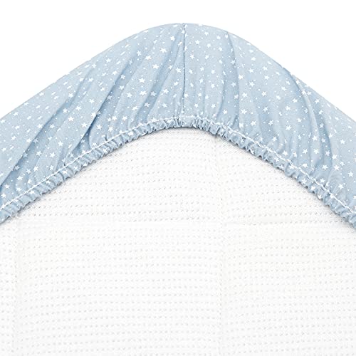 Cambrass 46121 - Bajera Cuna 60 Pack 2 Uds, azul, unisex