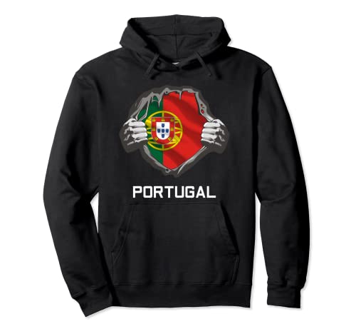 Camisa fan equipo fútbol bandera portugal portuguesa Sudadera con Capucha