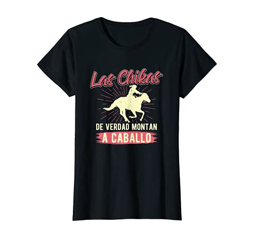 Camiseta de caballo para mujer regalo jinete niña Camiseta