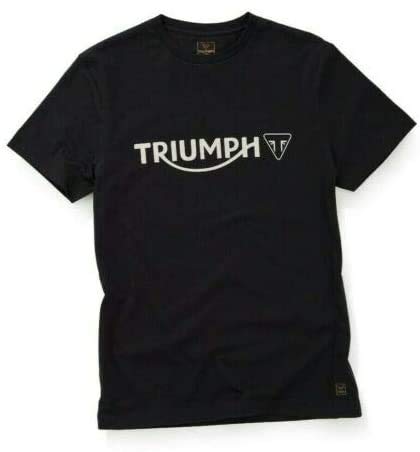 Camiseta original Triumph Carmel, color negro azabache (XXXL)