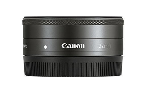 Canon EF-M 22 mm f/2 STM - Objetivo para Canon (Distancia Focal Fija 22 mm, Apertura f/2-22) Negro