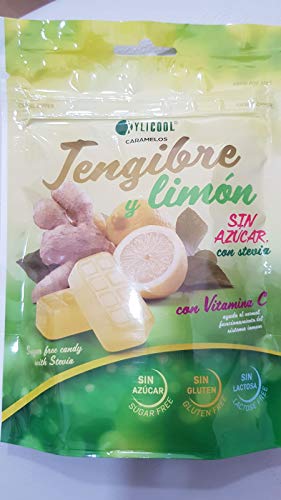 CARAMELOS JENGIBRE Y LIMON CON VITAMINA C Y SIN AZÚCAR 80 GRAMOS B-ORGANIC