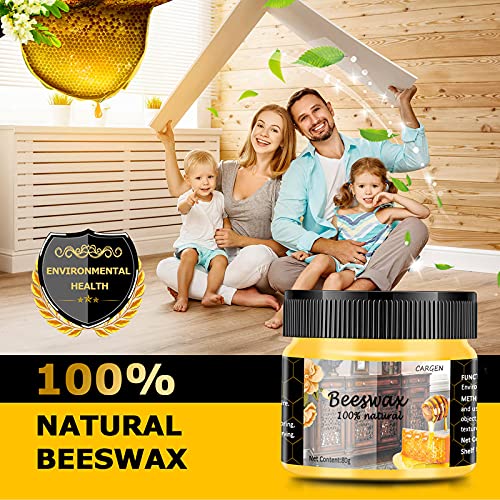 CARGEN 3 unidades de cera de abeja natural Beewax tradicional de madera de cera de abeja multiusos para limpieza de madera y cuidado de muebles