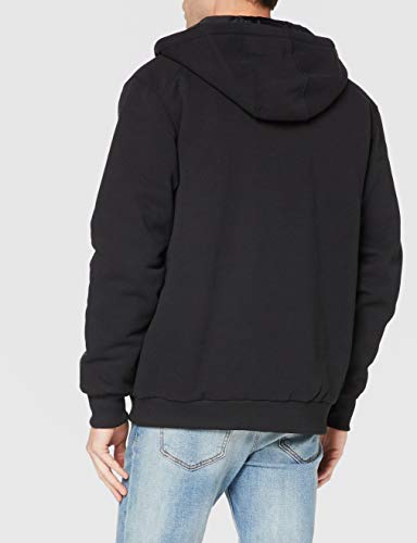 Carhartt Rockland Quilt-Lined Full-Zip Hooded Sweatshirt Suéter para Hombre, Negro, M