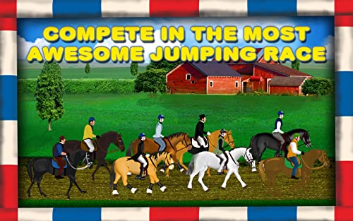carrera de caballos de montar a la agilidad: el concurso de saltos de obstáculos de doma - edición gratuita