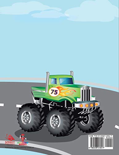 Carro Gran Derby: Libro De Preescolar Para Colorear Para Niños