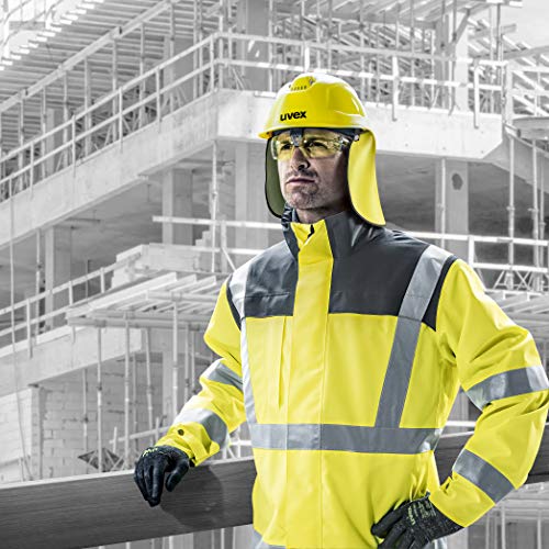 Casco de Obra Pheos S-KR - Protección en el Trabajo - Protección de la Cabeza - Casco de Seguridad con Adaptadores Laterales Euroslot para Orejeras