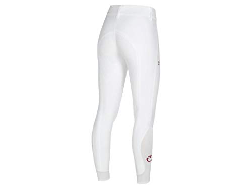 Cavalleria Toscana - Pantalones de equitación americanos para mujer, color blanco.