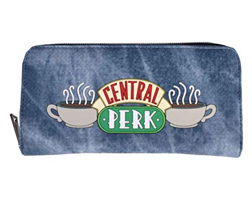 Central Perk Amigos Logo Zip-Alrededor del Monedero del Embrague