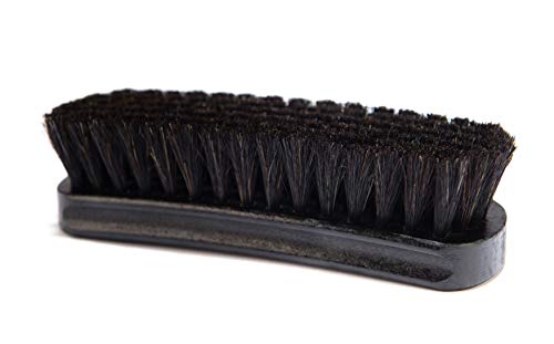 Cepillo Abrillantador para Calzado de Wren's - Brillo y Pulido Premium - Crin de Caballo de Calidad - Zapatos y Botas de Cuero - Mango de Madera de Calidad