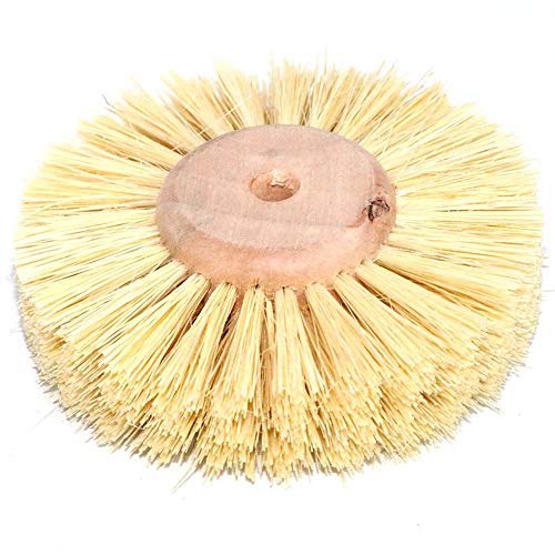 Cepillo de Pulido 2pc Abrasive Sisal Filamento Caballo Cepillo de Pelo Pulido Muela de Pulido Rueda Buffing Carpintería para Muebles Herramientas de Taladro Rotary (Color : 2pc Horse Hair Brush)