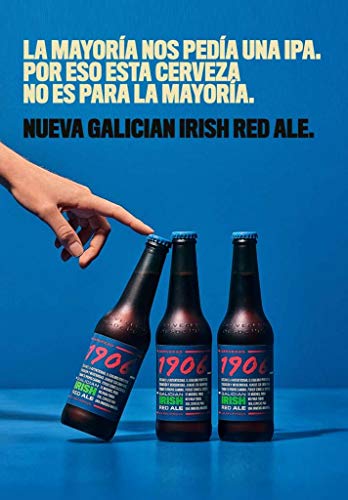 Cerveza 1906 GALICIAN IRISH RED ALE PACK 24 BOTELLAS DE 33 CL