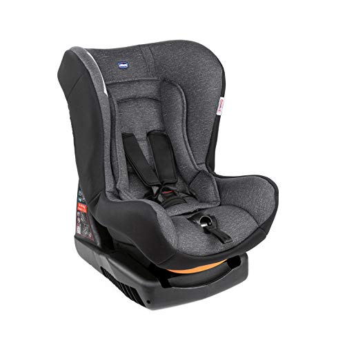 Chicco 07079163500000 - Chicco Cosmos - Silla de coche reclinable para bebés de 0-18 kg, grupo 0+/1 para niños de 0-4 años, cojín reductor para bebés, acolchado suave, color gris (Ombra), unisex