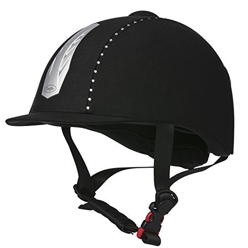 CHOPLIN Casco Ajustable Aero, Unisex Adulto, Negro/Strass, Size 56/58