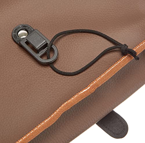 Cicli Bonin Eco Leather Looking Saddle Bolsas, Unisex, marrón, Talla única
