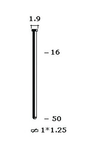 Clavadora Grapadora Neumática Combi 3 x 1 para Puntas con y sin Cabeza Tipo 12 (1,2 mm) y Grapas + 2.000 Puntas + 500 Grapas + Maletín + Pistón de Repuesto