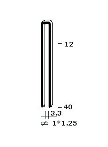 Clavadora Grapadora Neumática Combi 3 x 1 para Puntas con y sin Cabeza Tipo 12 (1,2 mm) y Grapas + 2.000 Puntas + 500 Grapas + Maletín + Pistón de Repuesto