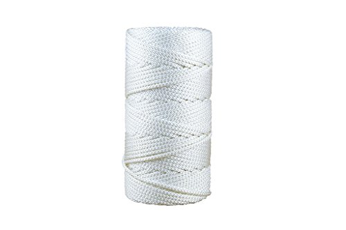 Cofan 08101049 Cuerda Trenzada de poliéster, Blanco, 5 mm x 200 m