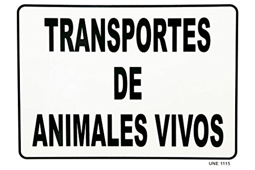 Cofan 199018 - Señal de transporte de animales vivos