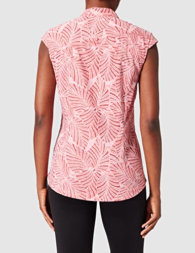 Columbia Camiseta para Mujer Saturday Trail Cap, Mujer, Camiseta para Mujer, 1710491, Coral Bloom Pri, Small