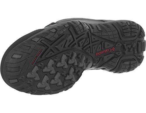 Columbia Peakfreak Venture Waterproof Zapatos impermeables para Hombre, Negro (Black, Vintage Red), 43 EU