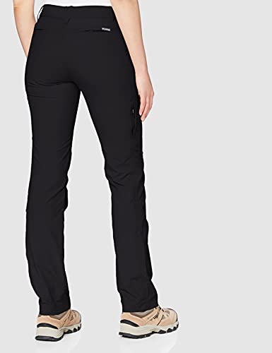 Columbia Silver Ridge 2.0, Pantalones de senderismo, Mujer, Negro (Black), Talla 6/R