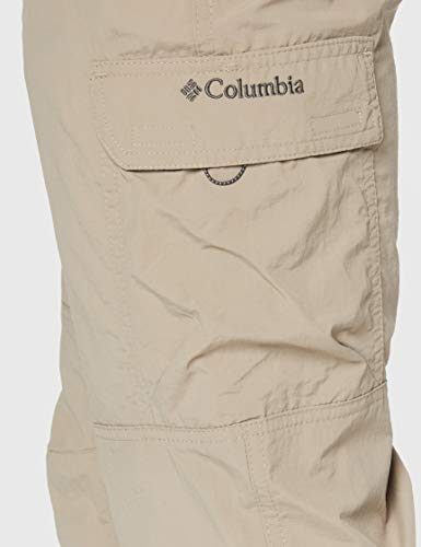 Columbia Silver Ridge II Cargo , Pantalones de senderismo cargo para Hombre, Marrón (Tusk)