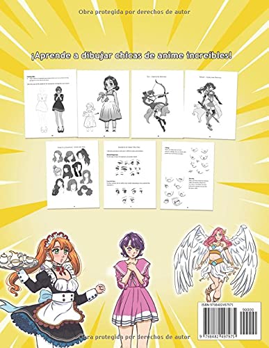 Cómo dibujar chicas manga: Aprende a dibujar chicas manga y anime impresionantes: Una guía de dibujo paso a paso para niños, adolescentes y adultos