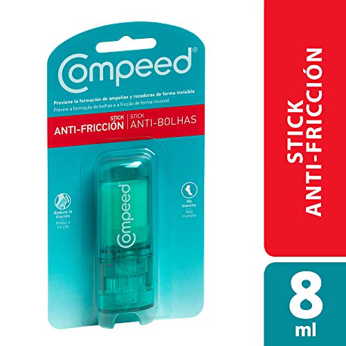 COMPEED Stick Anti-fricción 8 ml - Barra Anti -Fricción, Tratamiento de pies eficaz contra la fricción y la formación de ampollas.