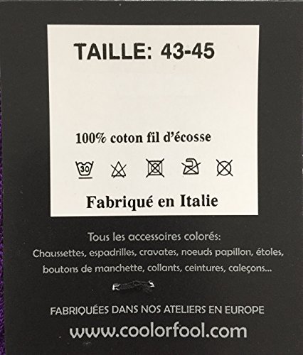 Coolfool T46/48 - Calcetines altos para hombre, hilo de Escocia de lujo, finos 100 % algodón, color marrón avellana
