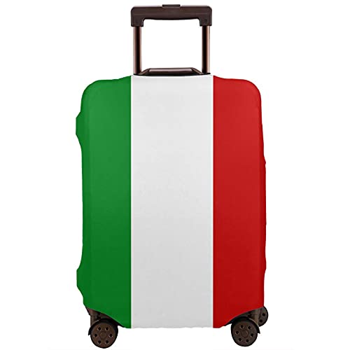 COSNUG Funda para equipaje (solamente) con bandera italiana de viaje para maleta protectora para equipaje de 18 a 32 pulgadas, multicolor, 80