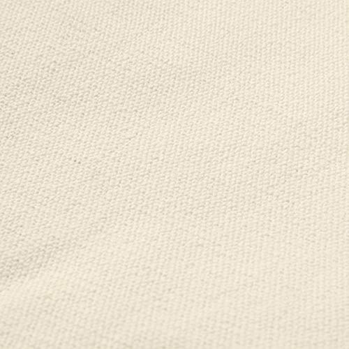 Cottonbagjoe Bolsa de yute de tela vaquera (muy resistente y resistente) sin estampado con pliegues laterales y inferiores y dos asas largas, 38 x 42 x 10 cm (natural).