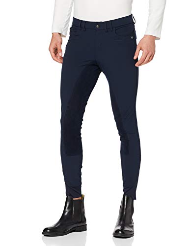 Covalliero Techno Pantalones de equitación para Hombre, Hombre, Color Azul Oscuro, tamaño 48