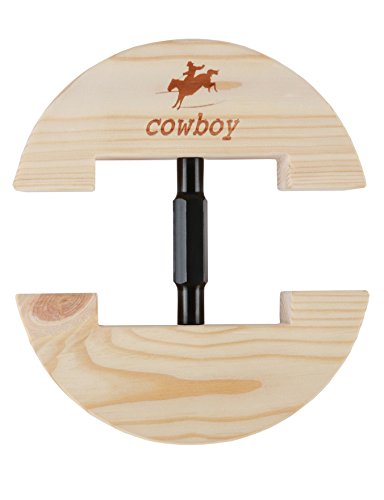 Cowboy - Colorida horma de sombrero ajustable y resistente. Pequeño tamaño 16,5 cm a 24,1 cm - Gran tamaño 19 cm a 26,9 cm