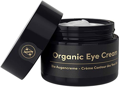 Crema Contorno de Ojos Lifting ORGÁNICA para Bolsas y Ojeras 30ml – Crema Antiarrugas con Acido Hialuronico, Aloe Vera Puro y Aceite de Argán - Vegano de Alta Calidad - Belleza para Mujer de Alemania