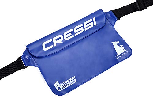 Cressi Kangaroo Dry Pouch Bolsa Impermeable para Teléfono móvil y para Objetos, Azul Claro, Talla Única