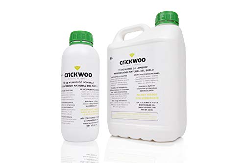 Crickwoo Humus de Lombriz líquido ecológico 1000L envío incluído