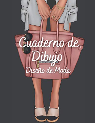 Cuaderno de Dibujo Diseño de Moda: 360 Figuras plantilla de maniquíes para diseñar y dibujar ropa, idea de regalo para adultos y adolescentes, diseñadores de moda y estilistas