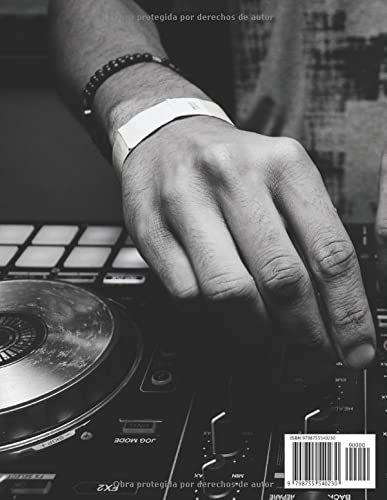 Cuaderno de Disc-Jockey: Planificador de música, cuaderno, rastreador, libro de registros para realizar un seguimiento de su proyecto de DJ, nombre de ... para DJ Lover, idea de regalo de disc jockey.