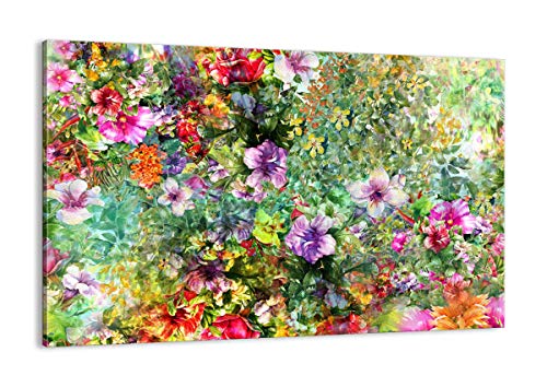 Cuadro sobre lienzo - Impresión de Imagen - flor verano naturaleza - 120x80cm - Imagen Impresión - Cuadros Decoracion - Impresión en lienzo - Cuadros Modernos - Lienzo Decorativo - AA120x80-3842